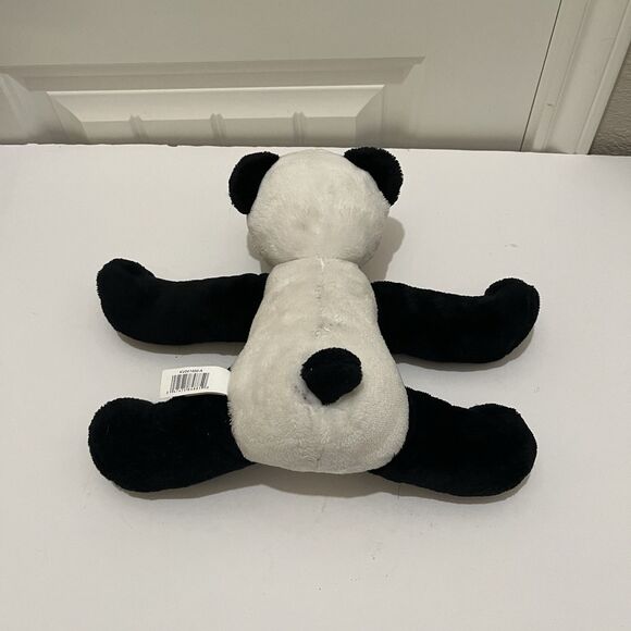 Dan Dee Panda Bear Stuffed Animal Plush 10" Black White Sleepy Sewn Eyes - Picture 4 of 7